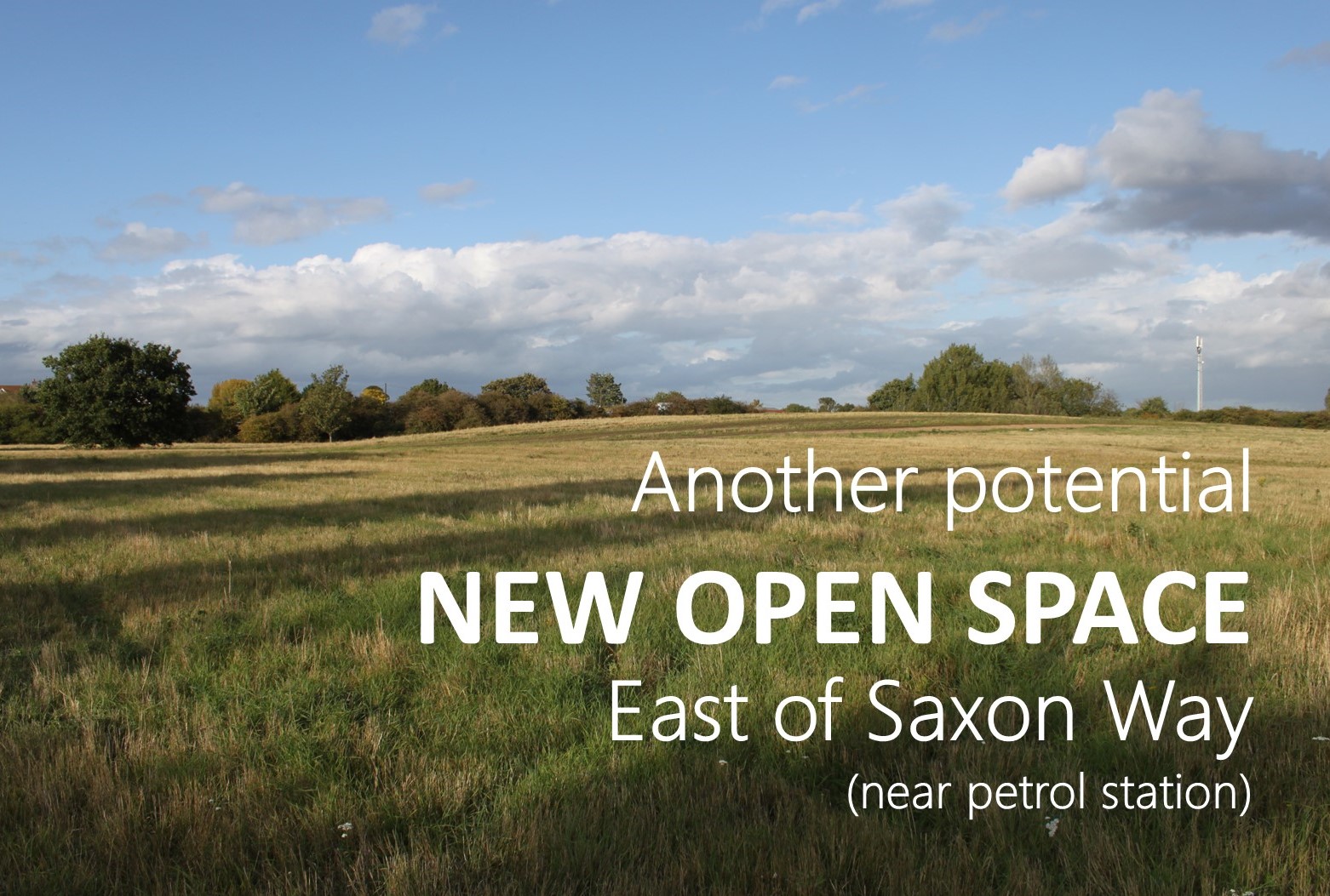 Potential New Open Space East of Saxon Way
